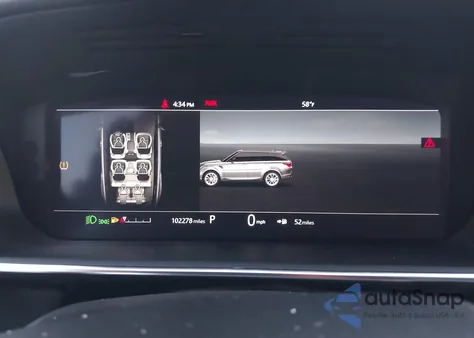 2018 Land Rover Range Rover Sport Hse из США, поврежденный, VIN SALWR2RV2JA197459